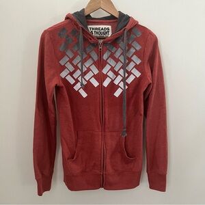 Threads 4 Thought Men’s Red Checkered Jacket Size Medium